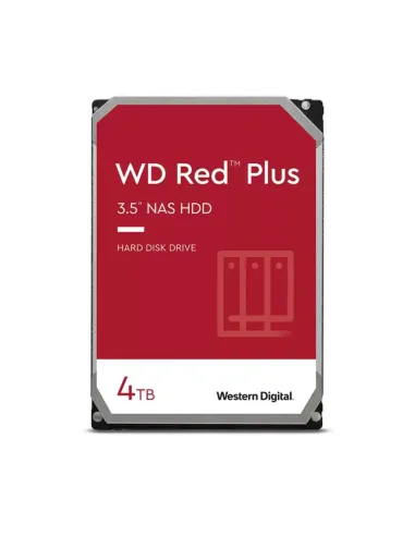 Disco duro interno hdd wd western digital nas red plus wd40efpx 4tb 4000gb 3.5pulgadas sata3 5400rpm 256mb