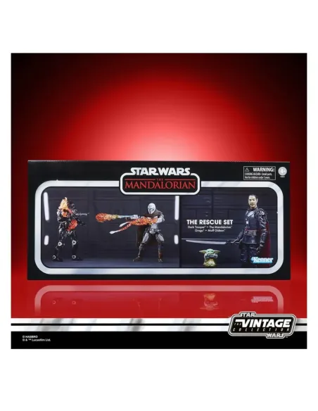 Figura hasbro star wars the mandalorian the rescue convention set