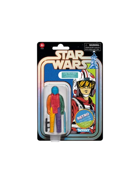 Figura hasbro retro collection star wars retro prototype luke skywalker