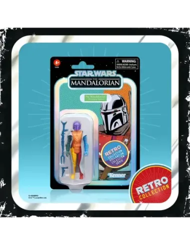 Figura hasbro star wars retro prototype series -  the mandalorian (modelo aleatorio)