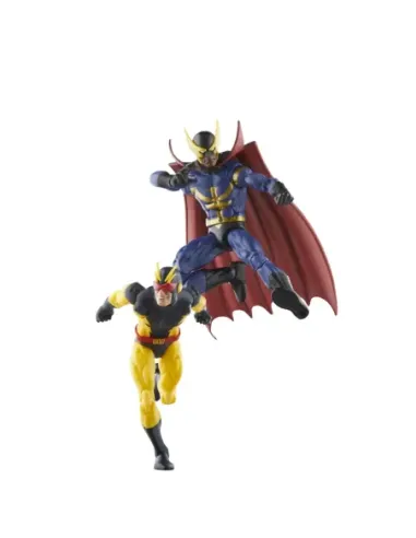 Pack 2 figuras hasbro marvel legends series nighthawk & blur