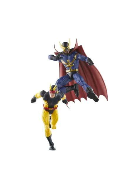 Pack 2 figuras hasbro marvel legends series nighthawk & blur