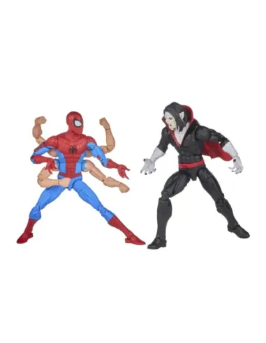 Pack 2 figuras hasbro marvel legends series spider - man & morbus