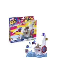 Set de juego hasbro marvel stunt squad tower smash