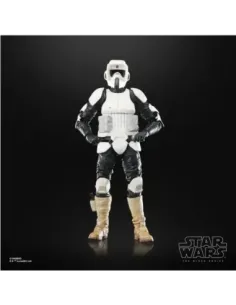 Figura hasbro the black series 40th anniversary of star wars: return of the jedi -  biker scout