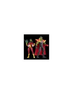 Figura hasbro marvel legends series avengers skrull queen & super - skrull