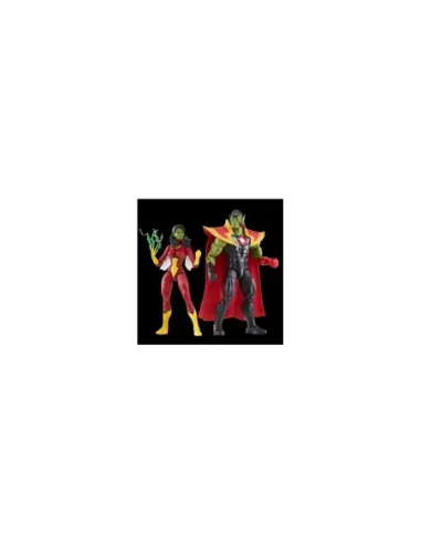 Figura hasbro marvel legends series avengers skrull queen & super - skrull