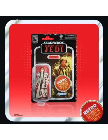 Figura hasbro star wars retro collection el retorno del jedi -  han solo (endor)
