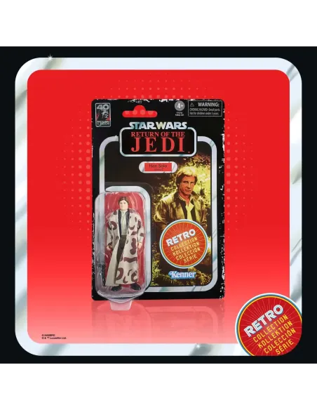 Figura hasbro star wars retro collection el retorno del jedi -  han solo (endor)
