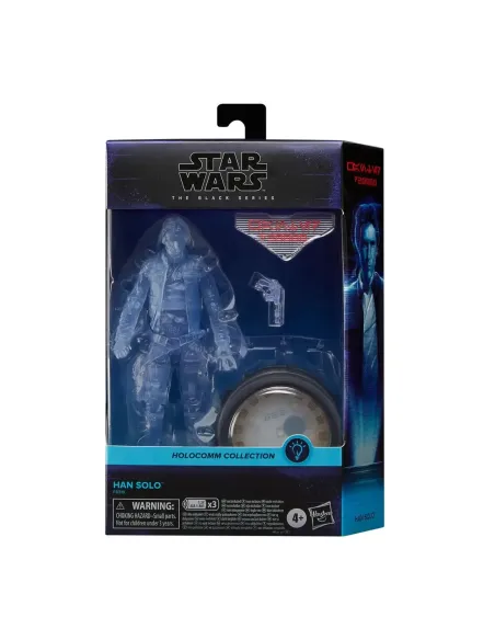 Figura hasbro star wars the black series holocomm collection han solo