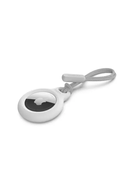 Llavero belkin f8w974btwht apple airtag blanco con correa