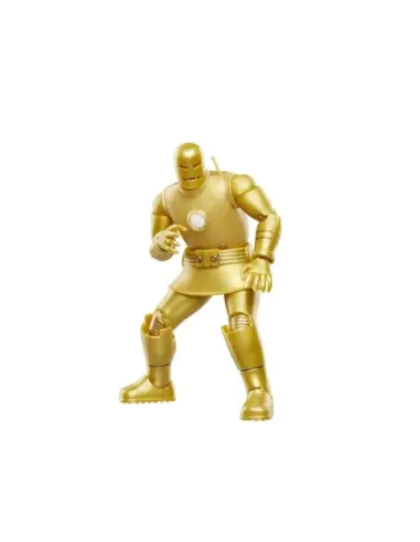 Figura hasbro marvel legends series iron man (model 01 - gold)