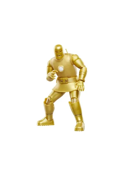 Figura hasbro marvel legends series iron man (model 01 - gold)