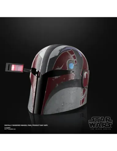 Casco electrónico hasbro star wars the black series ahsoka sabine wren