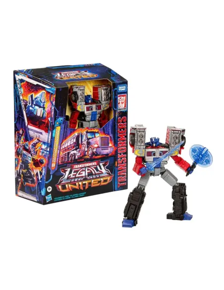 Figura hasbro transformers legaly united leader class optimus prime