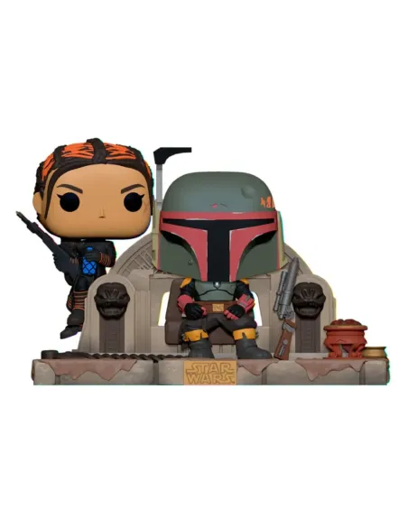 Funko pop moment star wars the mandalorian boba fett & fennec shand 58391