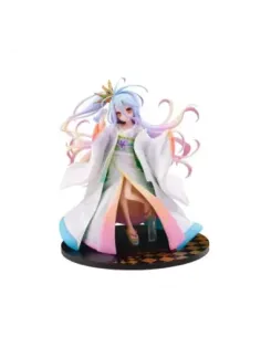 Figura good smile company no game no life 1 - 7 scale shiro shiromuku 22.5cm