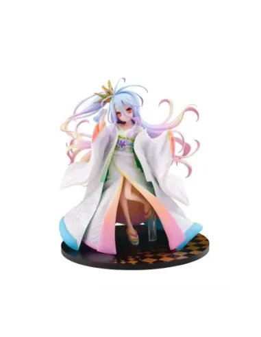 Figura good smile company no game no life 1 - 7 scale shiro shiromuku 22.5cm
