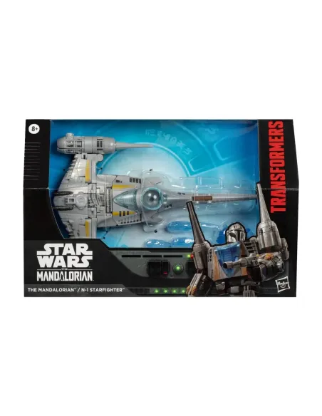 Figura hasbro transformers star wars the mandalorian