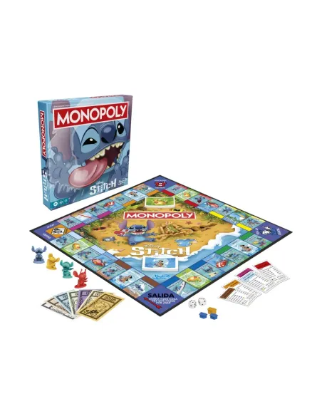 Juego de mesa monopoly stitch