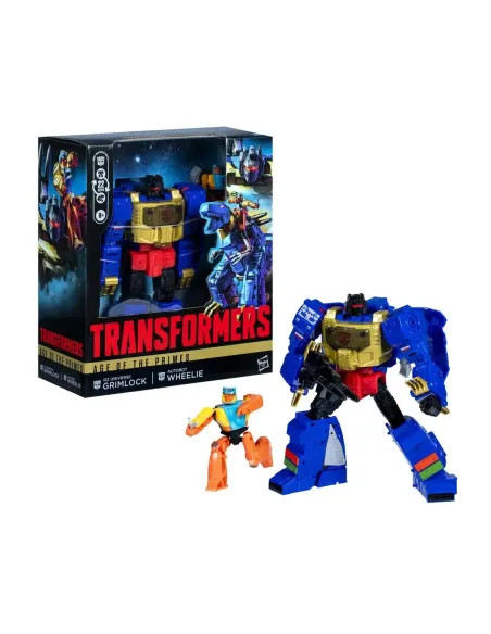 Figura hasbro transformers age of the primes g2 universe grimlock autobot wheelie