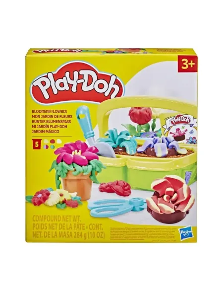 Juego hasbro play - doh blooming flowers