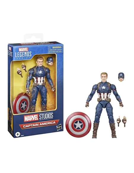 Figura hasbro marvel legends series capitán américa