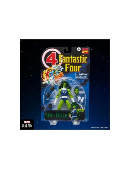 Figura hasbro marvel legends series retro fantastic four she hulk