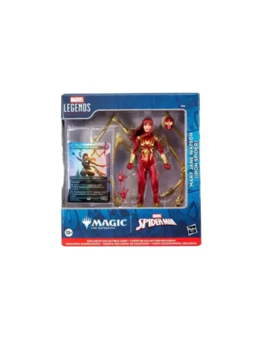 Figura hasbro marvel legends series magic the gathering mary jane watson (iron spider)