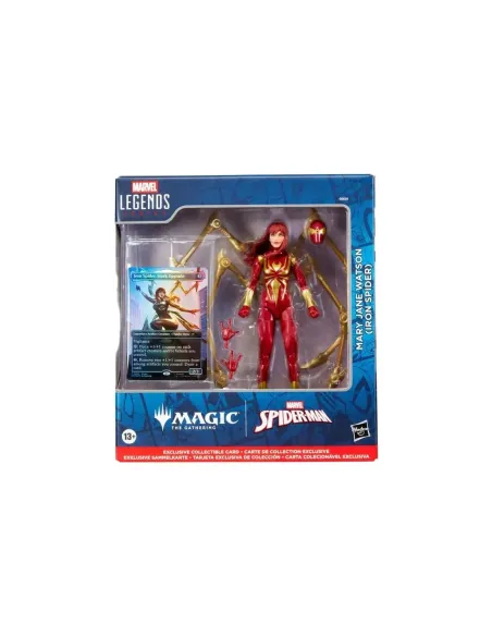 Figura hasbro marvel legends series magic the gathering mary jane watson (iron spider)