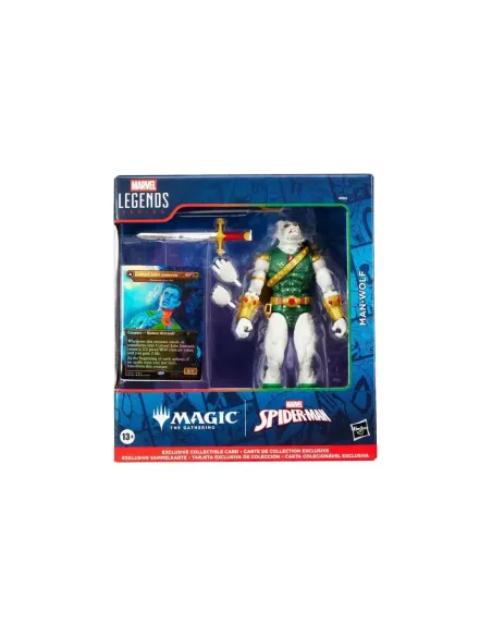 Figura hasbro marvel legends series magic the gathering man - wolf
