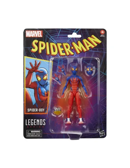 Figura hasbro marvel legends series spider - man spider - boy