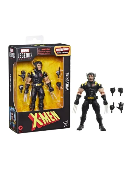 Figura hasbro marvel legends series build a figure marvels nemesis  x - men wolverine
