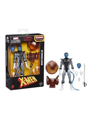Figura hasbro marvel legends series build a figure marvels nemesis x - men nightcrawler