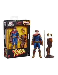 Figura hasbro marvel legends series build a figure marvels nemesis x - men gambit