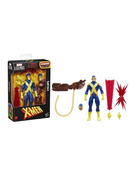 Figura hasbro marvel legends series build a figure marvels nemesis x - men cyclops