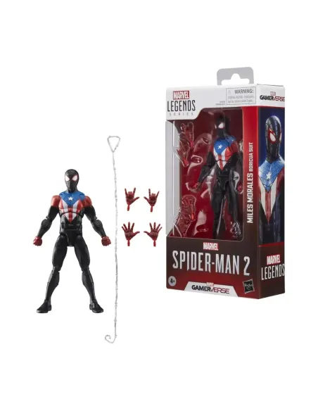 Figura hasbro marvel legends series spider - man 2 miles morales (boricua suit)