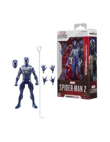 Figura hasbro marvel legends series spider - man 2 peter parker (anti - venom suit style)