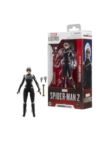 Figura hasbro marvel legends series spider - man 2 felicia hardy (black cat)