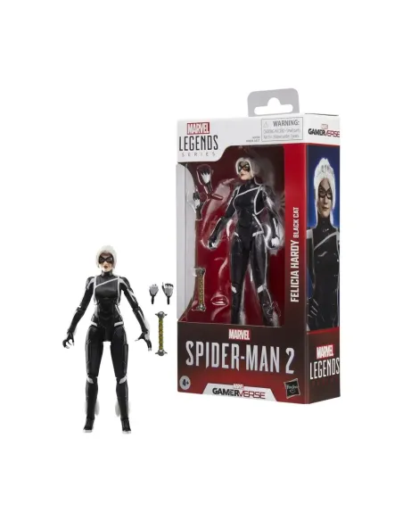 Figura hasbro marvel legends series spider - man 2 felicia hardy (black cat)