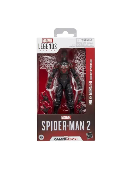 Figura hasbro marvel legends series spider - man 2 miles morales (brooklyn 2099 suit)