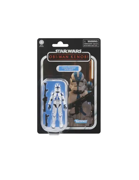 Figura hasbro star wars the vintage collection clone trooper (501st legion) 9.5cm