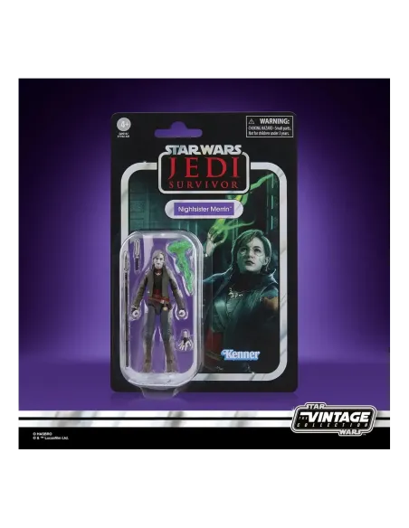 Figura hasbro star wars the vintage collection jedi survivor nightsister merrin
