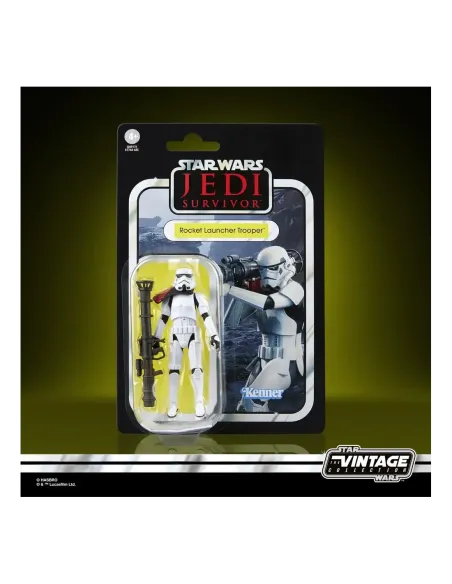 Figura hasbro star wars the vintage collection jedi survivor rocket launcher trooper