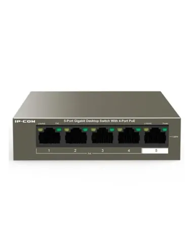 Switch ip - com g1105p - 4 - 63w 5 puertos