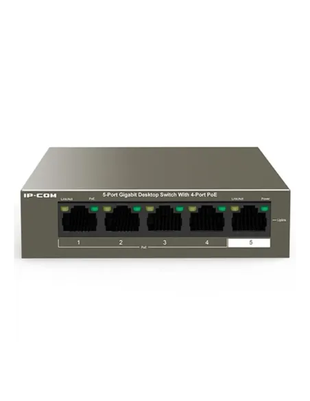 Switch ip - com g1105p - 4 - 63w 5 puertos