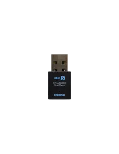 Nano adaptador phoenix receptor de red wifi bluetooth 2 en 1 650mbps dual band