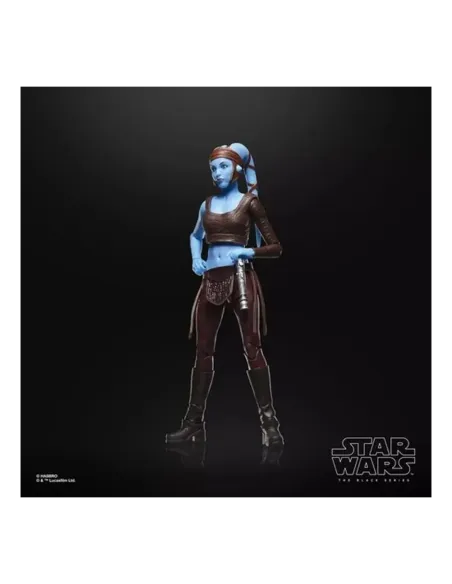 Figura hasbro star wars revenge of the sith black series ayla secura 15cm