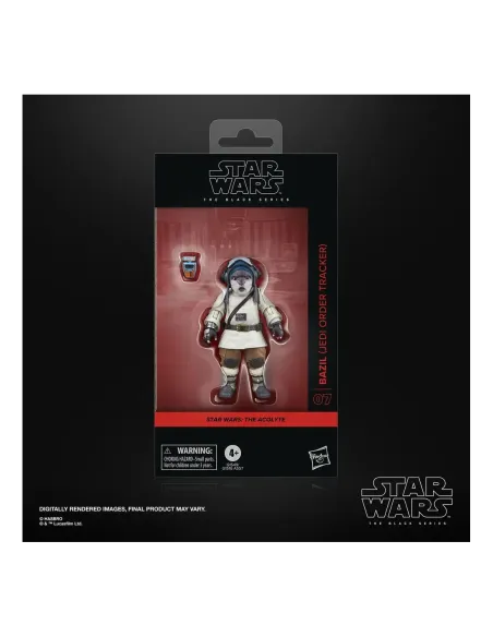 Figura hasbro star wars: the acolyte bazil (jedi order tracker)