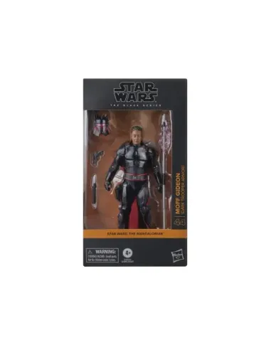 Figura hasbro star wars the mandalorian the black series moft gideon (dark trooper armor)